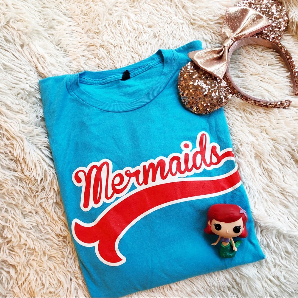 Disney’s little mermaid, baseball-style T-shirt!